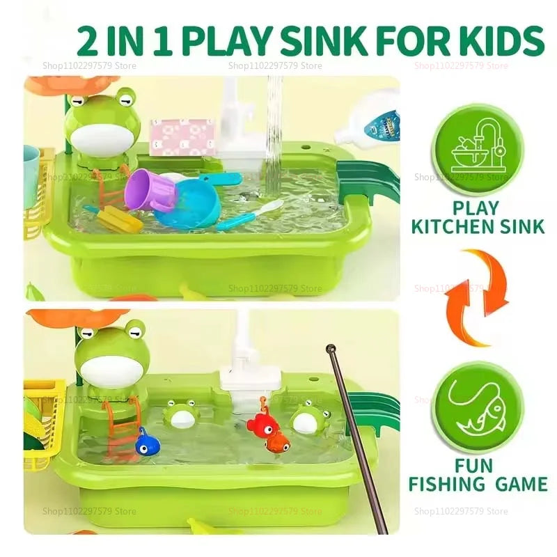 FroggySplash™ Water Circulating Sink Toy