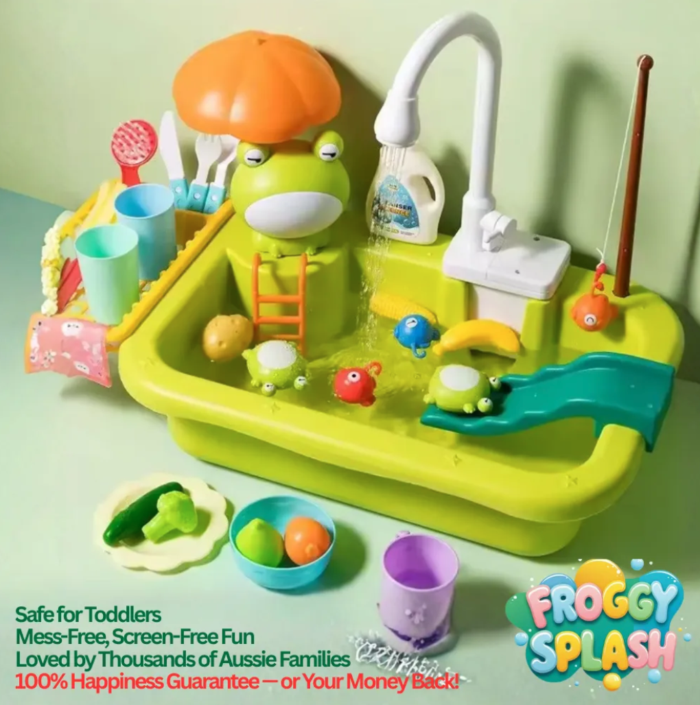 FroggySplash™ Water Circulating Sink Toy